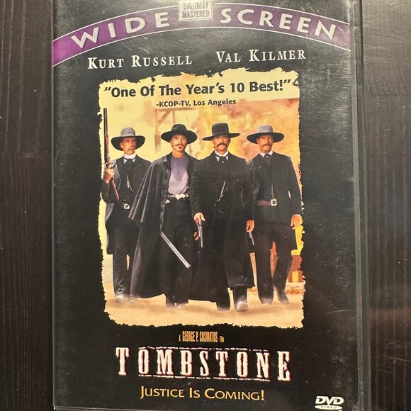 Tombstone (1993) DVD – Digitally Mastered Widescreen Edition - Picture 1 of 3